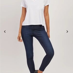 Mott & Bow high rise skinny Dark Blue Jeans